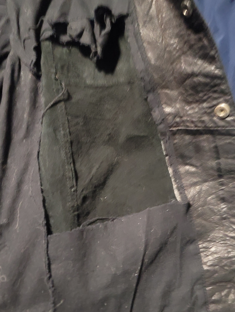 ALL SAINTS Spitalfields Lot No. A Leather Jacket XXL - Picture 3 of 7